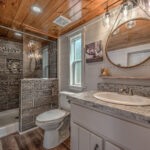 Stone wall 66 tiny home vacation rental