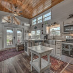 Stone wall 66 tiny home vacation rental